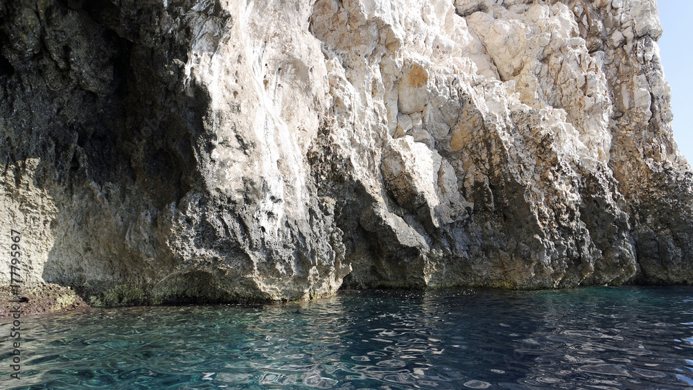 blue cave from bisevo in croatia
