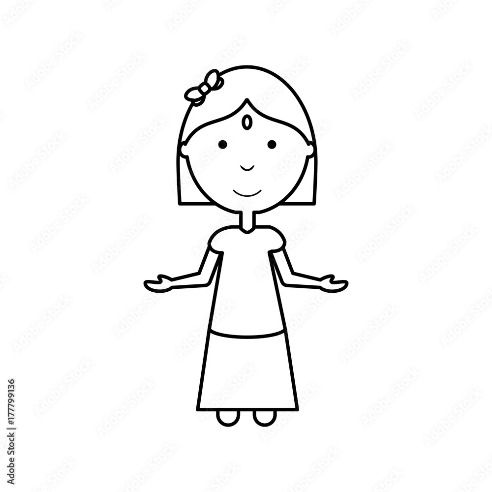 woman with open arms vector illustration woman with open arms vector illustration