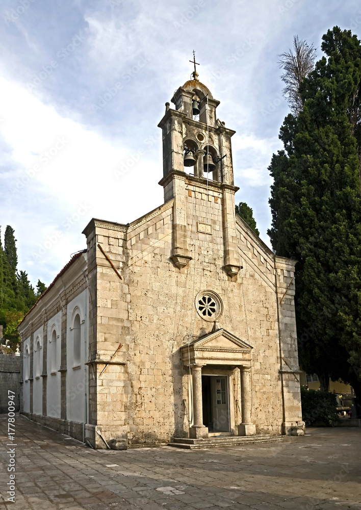 St.Anna church. City of Herzeg Novy, Montenegro