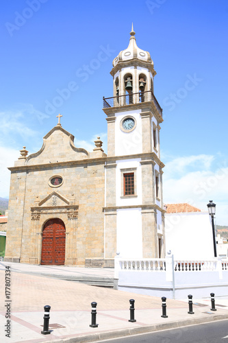 Historic church in Granadilla de Abona on Tenerife Island, Canary Islands, Spain