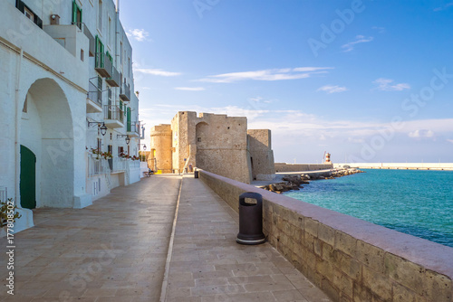 Monopoli (Italy) - A white city on the the sea with port, province of Bari, Apulia region, southern Italy