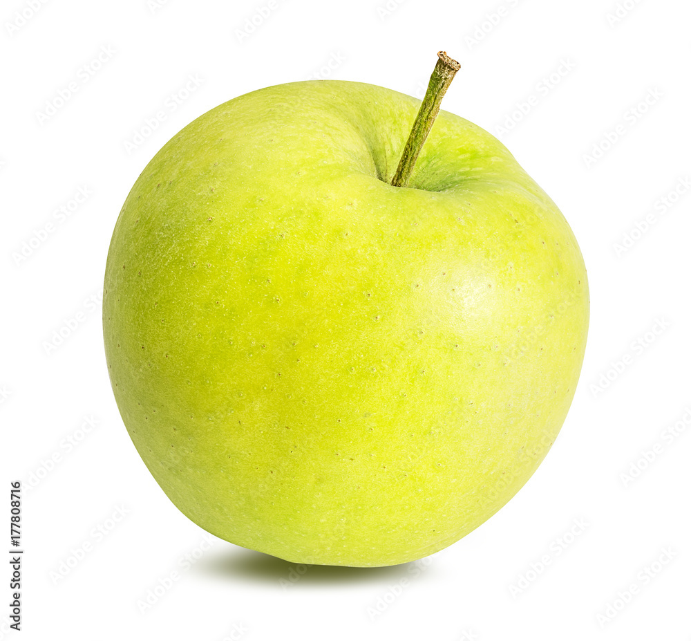 Fresh apple isolated on white background with clipping path