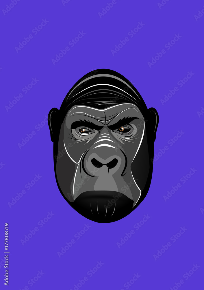 gorilla face