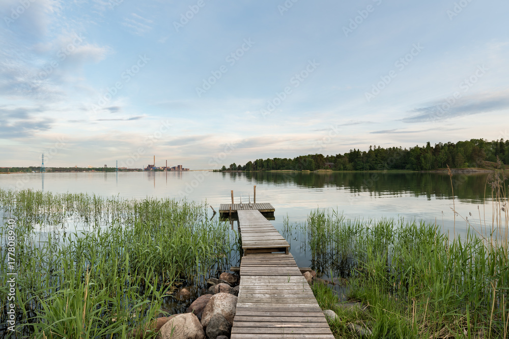 Tranquil Seascape capture from finland.