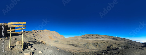 Clear View From Stella Point on Mt. Kilimanjaro