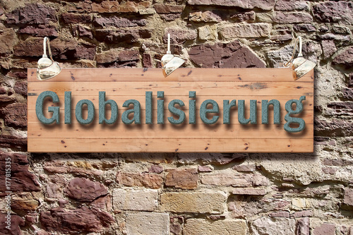 Schild 209 - Globalisierung