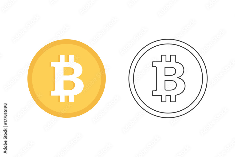 Flat design vector bitcoin icons, signs of modern cryptocurrancy isolated on white background.
Flat design vector bitcoin icons, signs of modern cryptocurrancy isolated on white background.