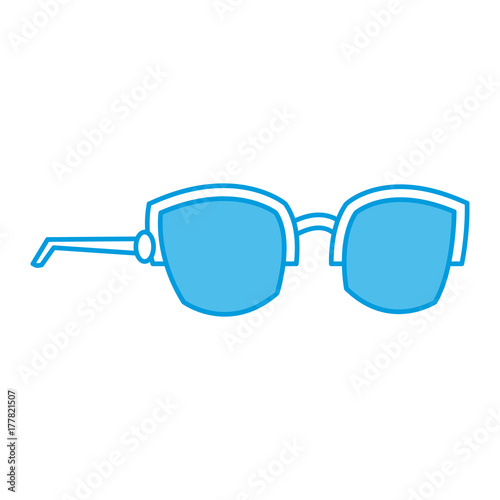 Nerd glasses isolated icon vector illustration graphic design