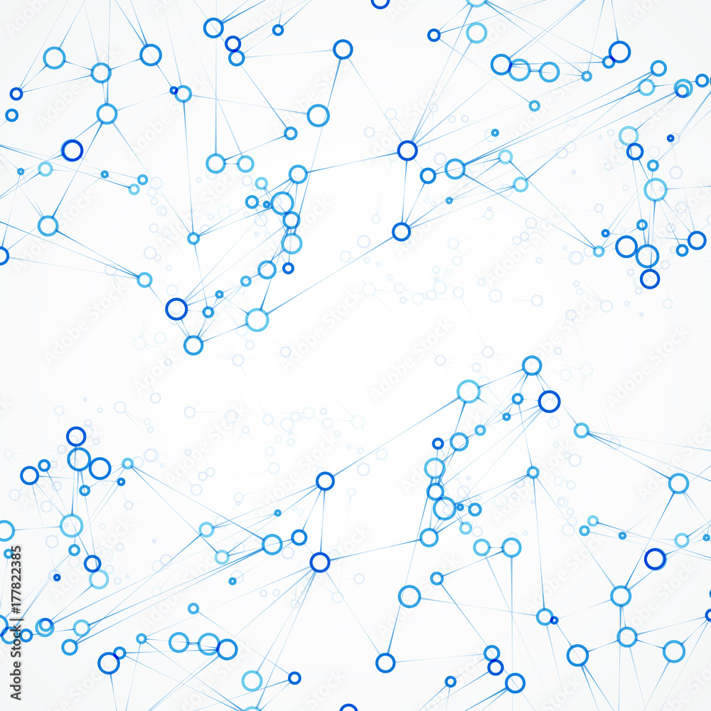 Futuristic dna, abstract molecule, cell illustration Futuristic dna, abstract molecule, cell illustration