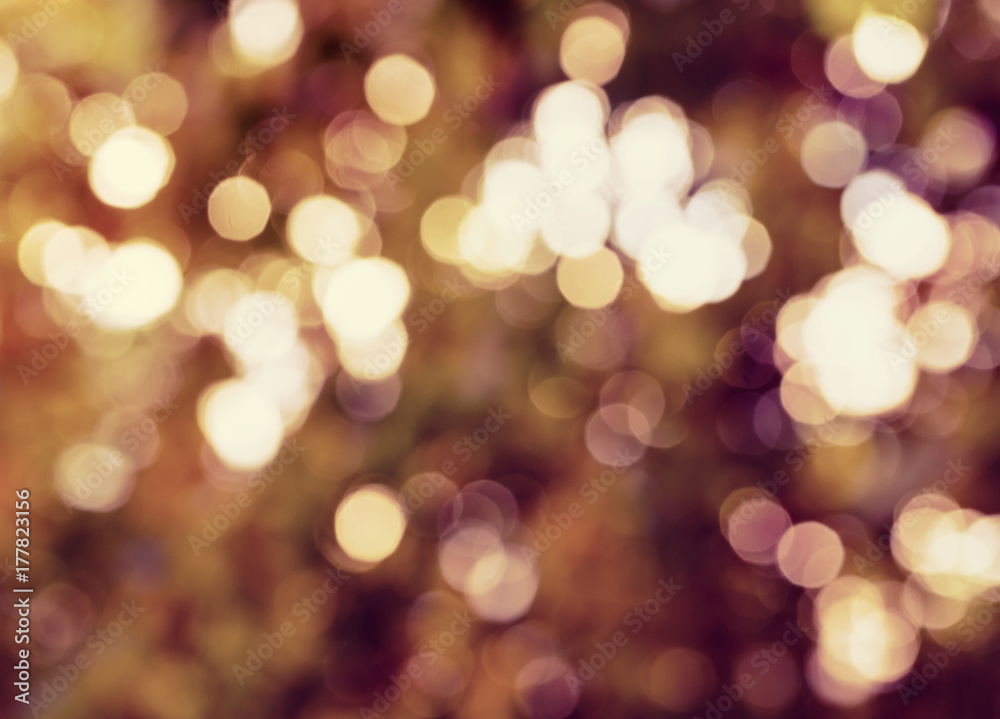 Christmas background with light spots and bokeh