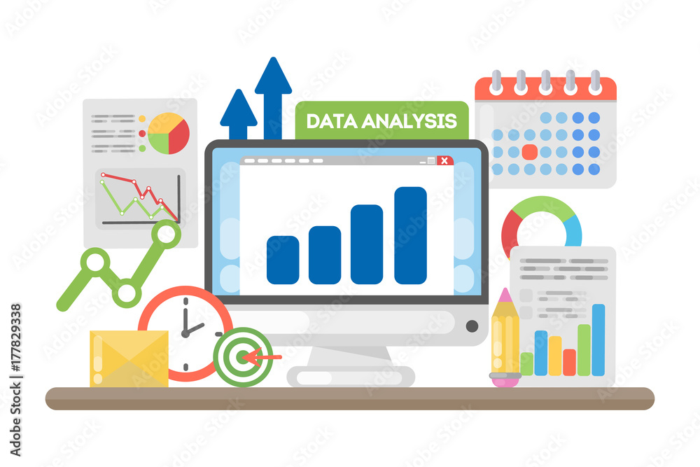 Data analysis concept.