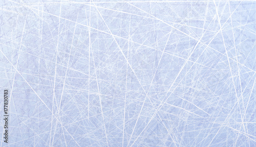 Textures blue ice. Ice rink. Winter background. Overhead view. Vector illustration nature background