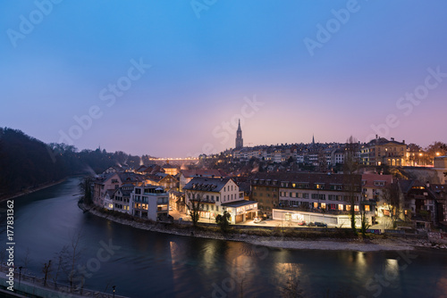 Sonnenaufgang in Bern