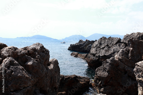 rocks on north italy a