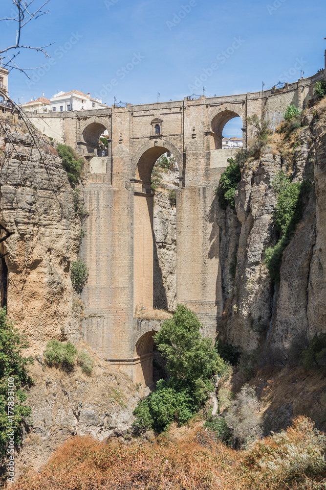Puente Nuevo bridge in Ronda, Spain