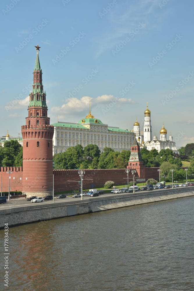 Tower Of The Moscow Kremlin.