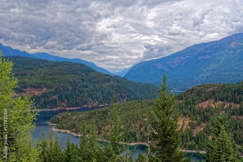 View from the Ross Lake Overlook
