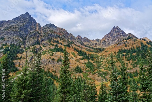 Crater Mountain in the fall