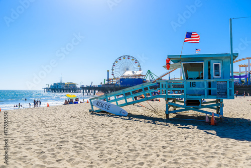 Santa Monica Beach, Los Angeles, California, USA photo