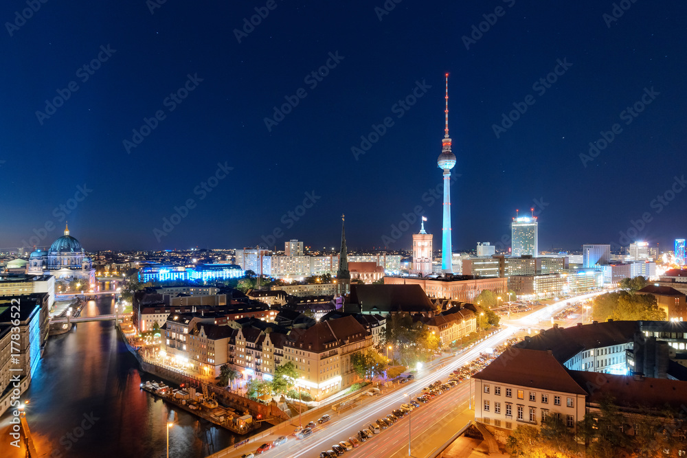 The best view on Berlin in the evening