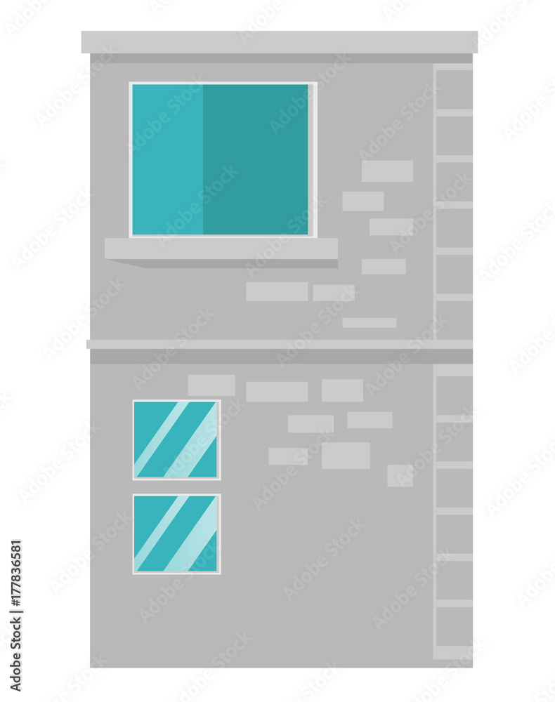 City building vector cartoon illustration isolated on white background. City building vector cartoon illustration isolated on white background.