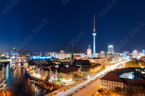 The best view on Berlin in the evening