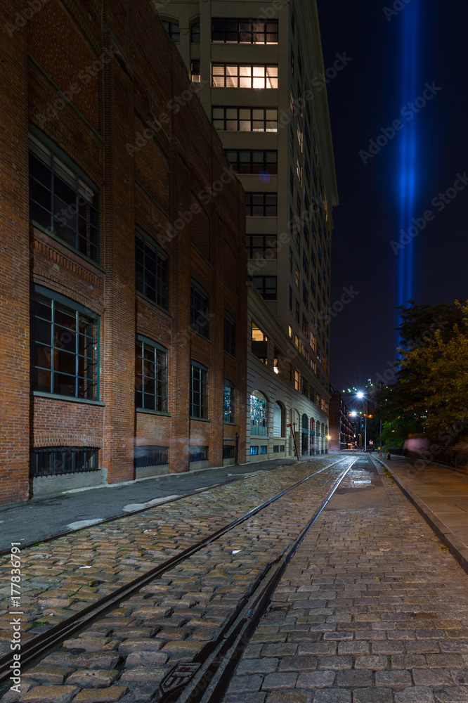 9/11memorial lights