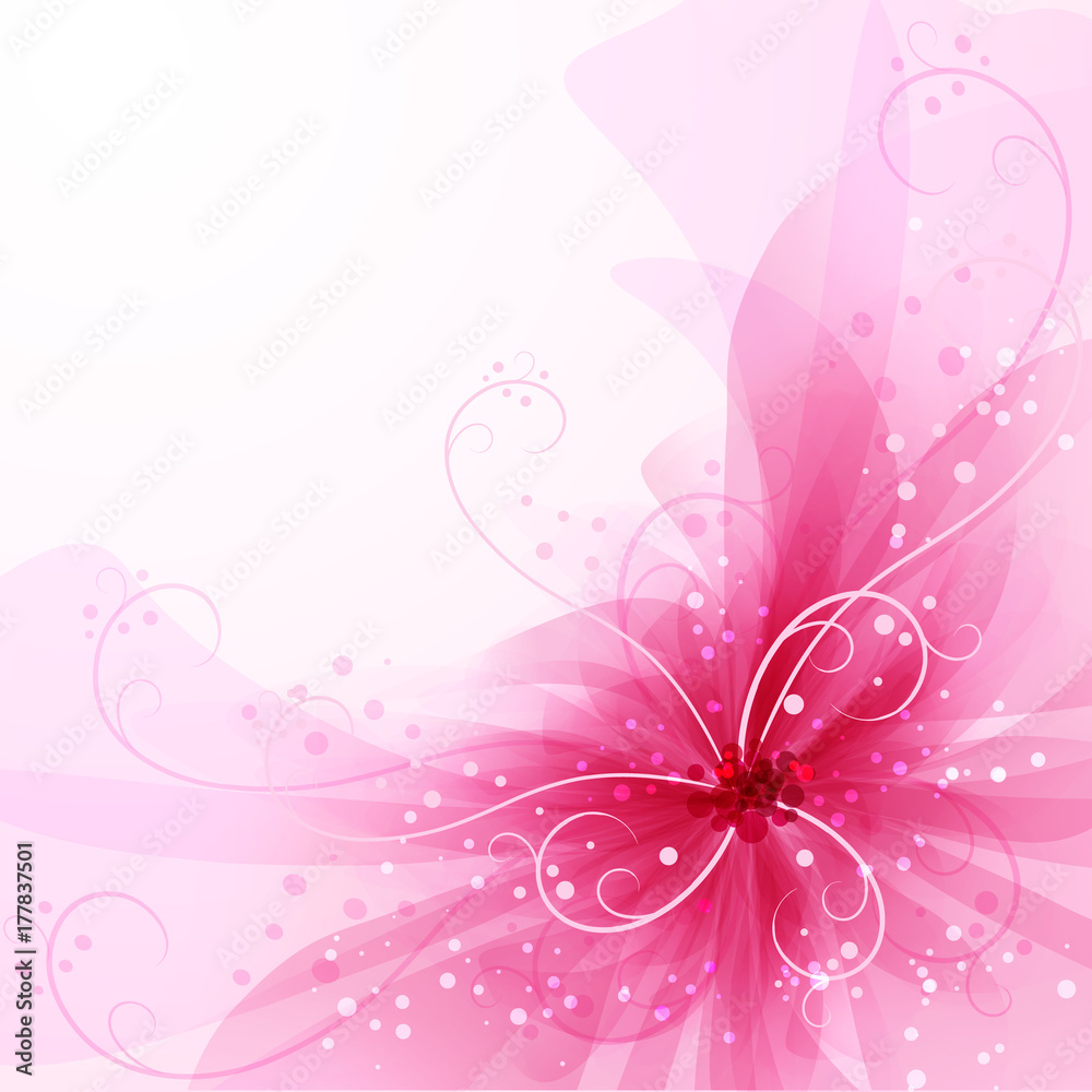 vector background with flowers vector background with flowers
