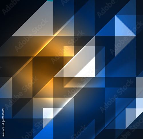 Cosmic electric background with shiny glowing plexus electricity impulses
