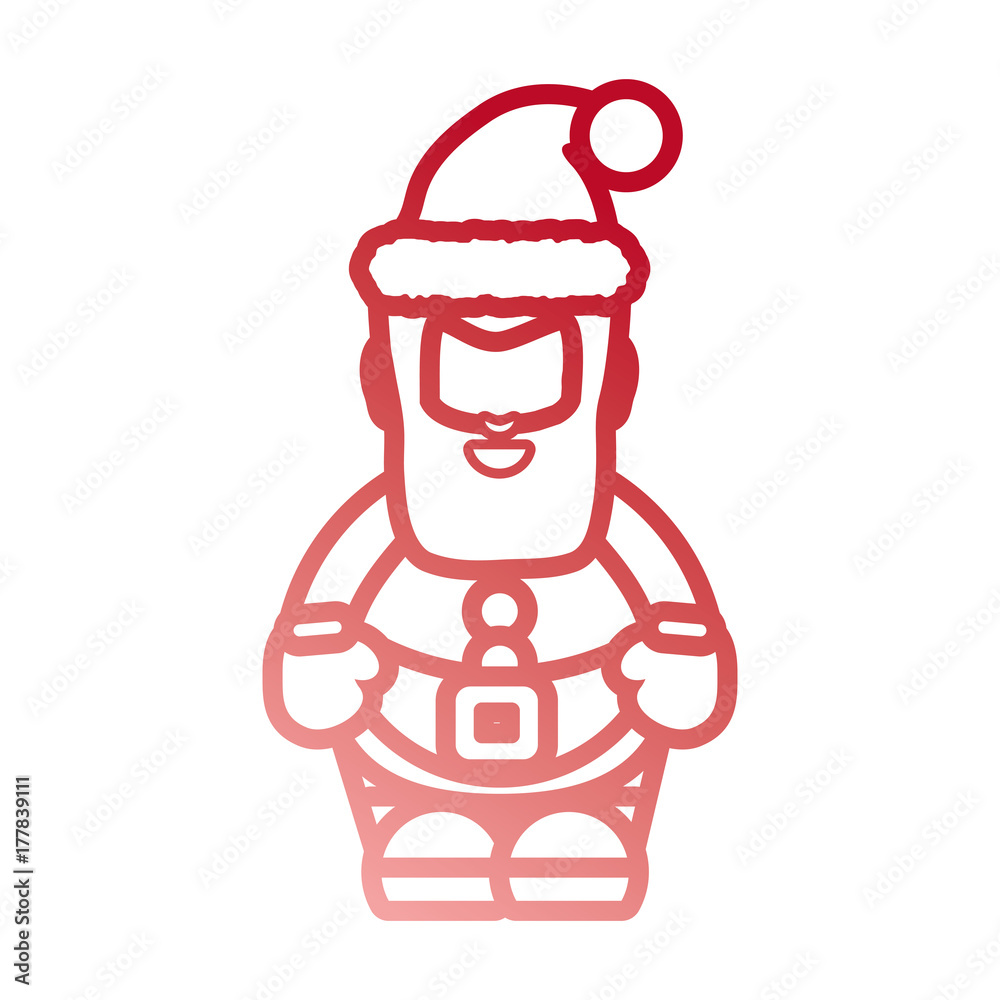 avatar santa claus icon over white background vector illustration avatar santa claus icon over white background vector illustration