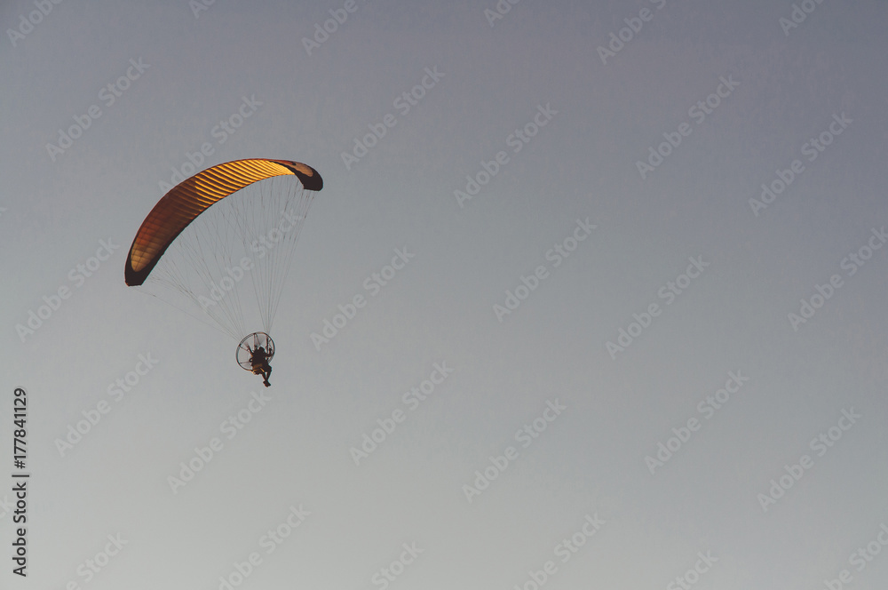 Man parasailing Man parasailing