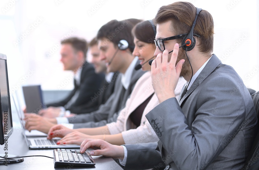 colleagues call centre workplace in the office colleagues call centre workplace in the office