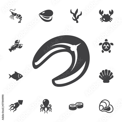 salmon vector icon
