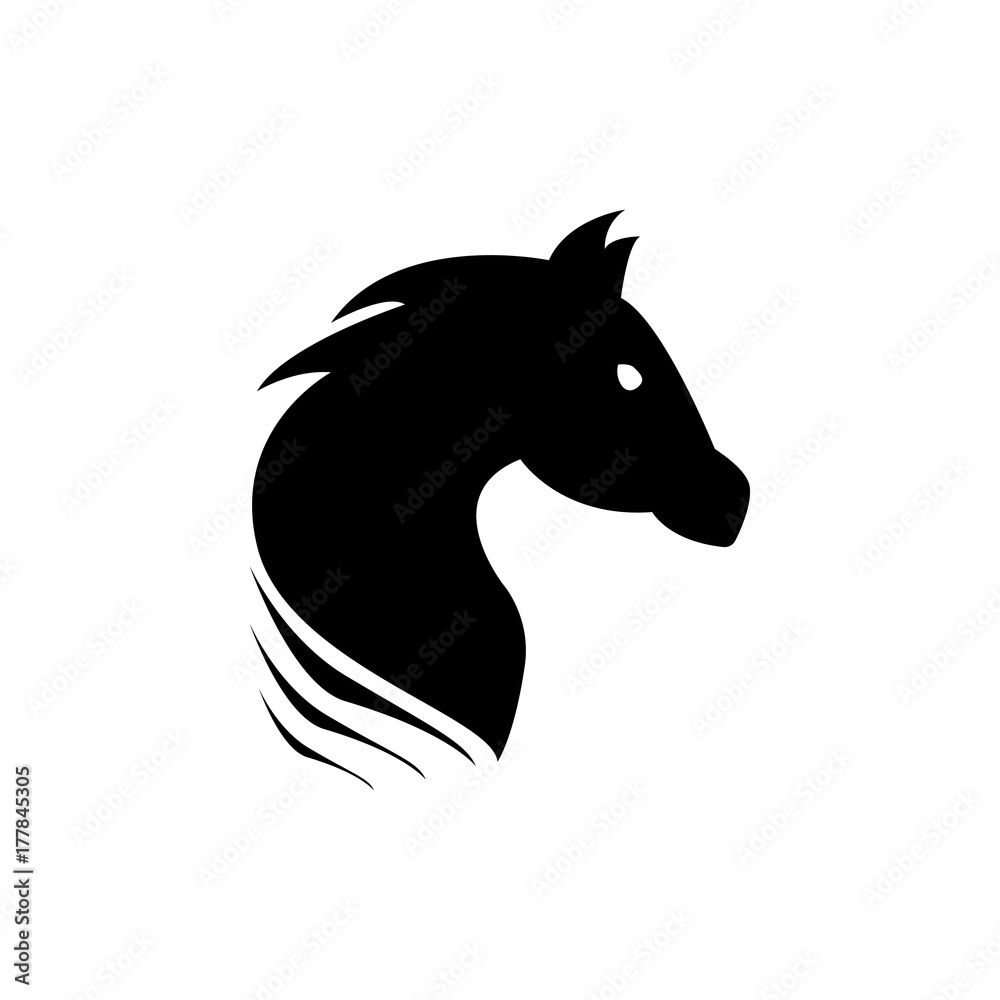 black horse icon
