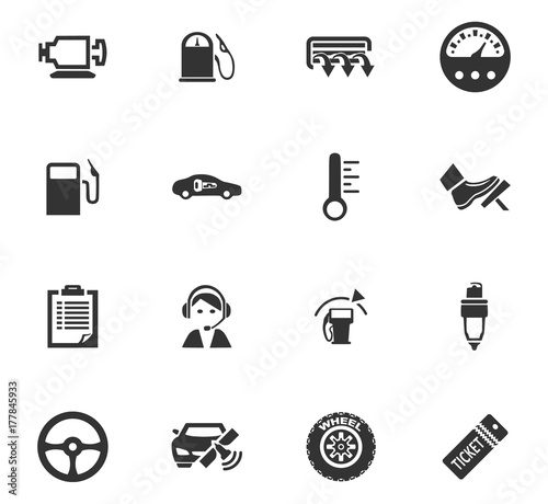 Auto icons set