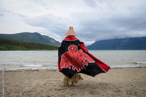 Traditional cape, First nation, 1