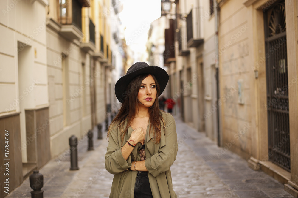 Fototapeta premium chica blog