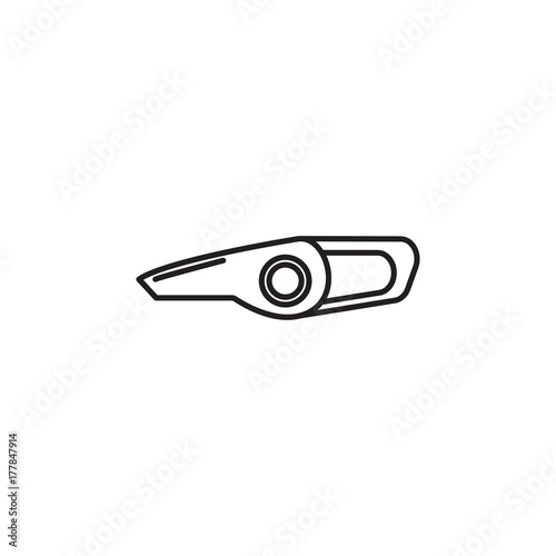 portable vacuum icon on white background