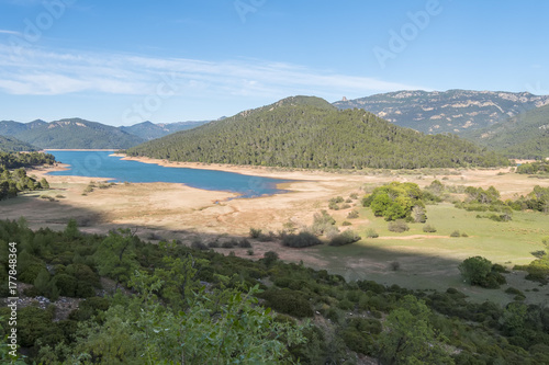 Rodriguez de la fuente lookout, Tranco reservoir, Cabeza de la viña Island, Cazorla, Jaen, Spain