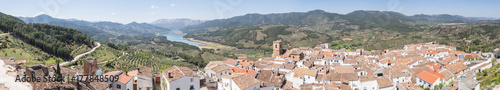 Photos Hornos de segura town view, Guadalquivir river in the background, Jaen, Spain