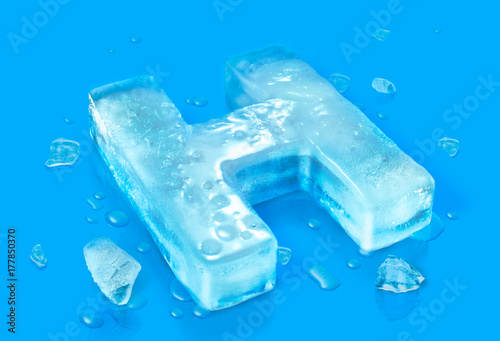 Ice letter h
