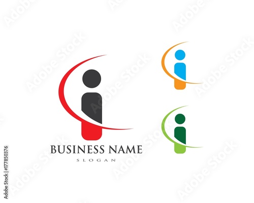 I Letter Logo Business