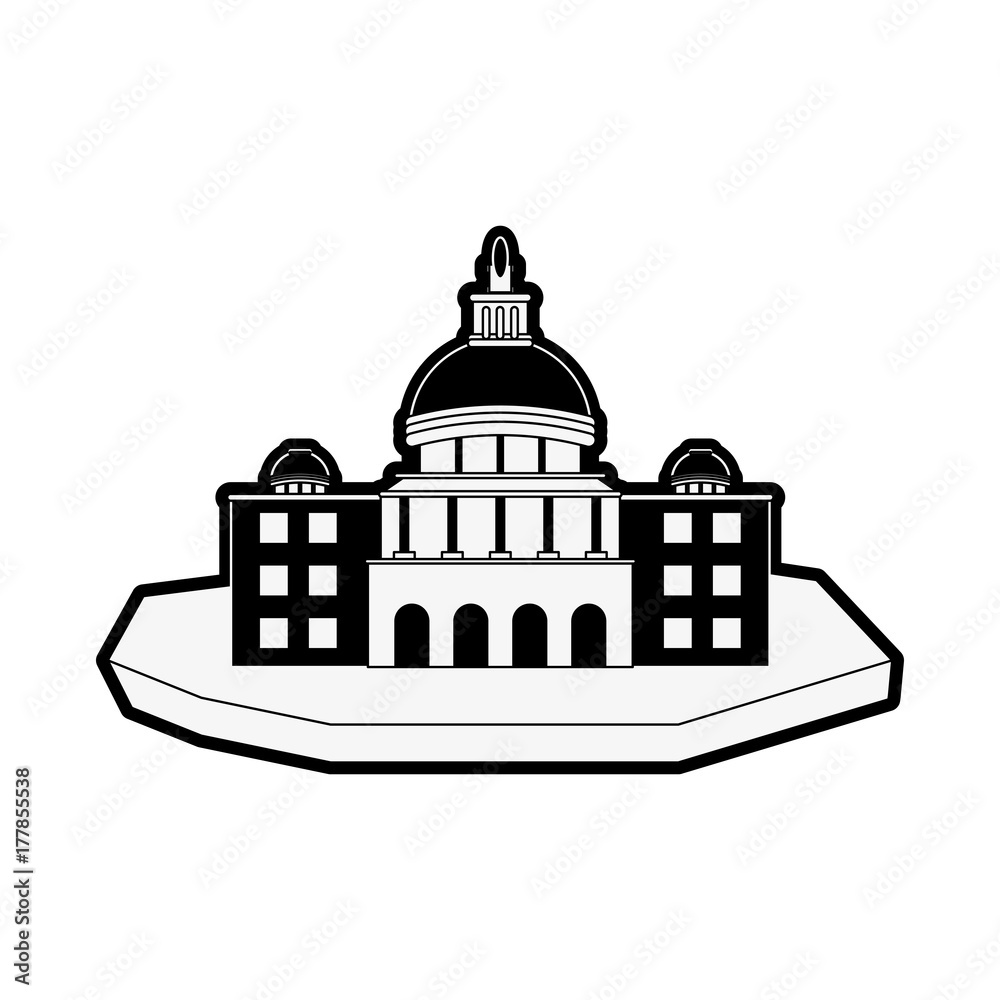 St peters basilica image vector illustration design