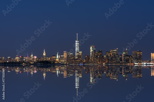 New York City Skyline Reflections 