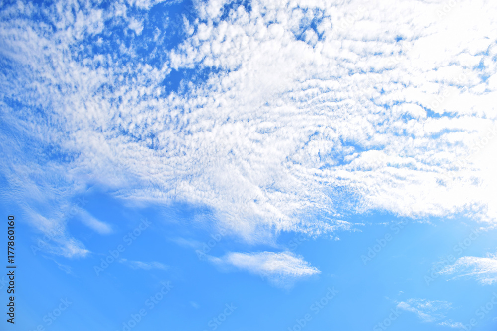 Blue sky with cloud