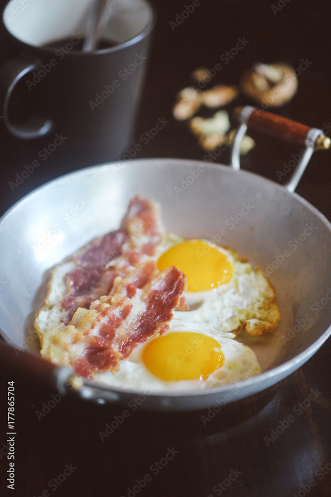 Eggs and bacon Eggs and bacon