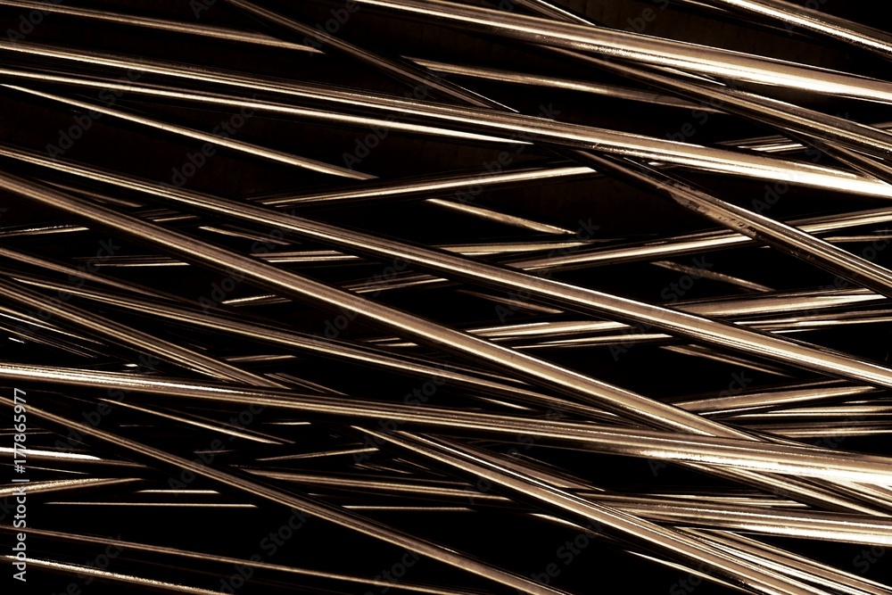 Obraz premium abstract metal line