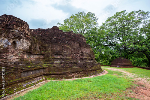 Ruin complex of anient city Polonnaruwa, Sri Lanka