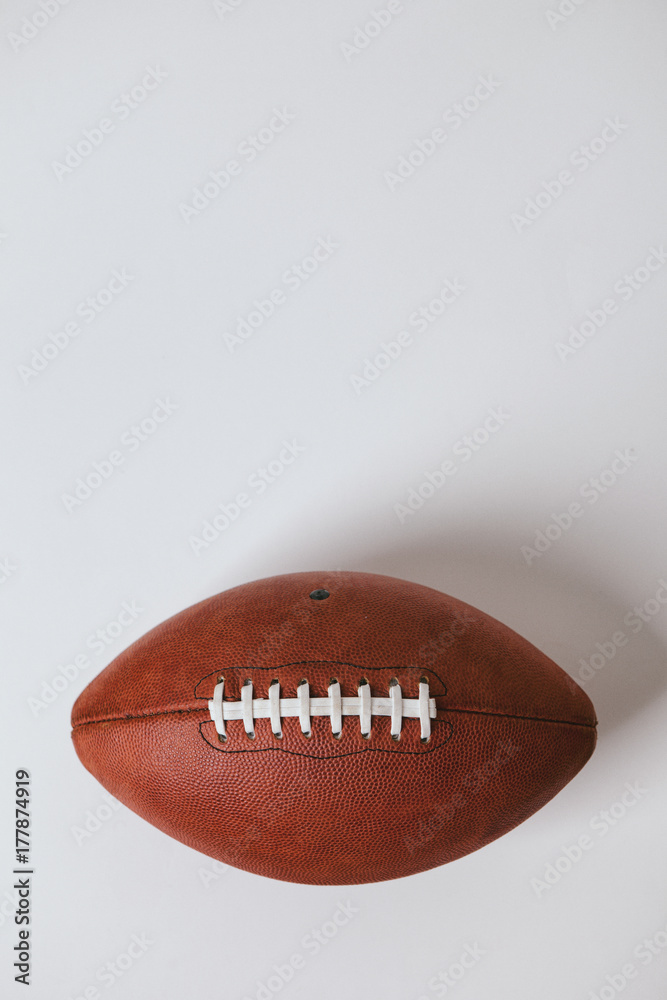 American football isolated on white background American football isolated on white background