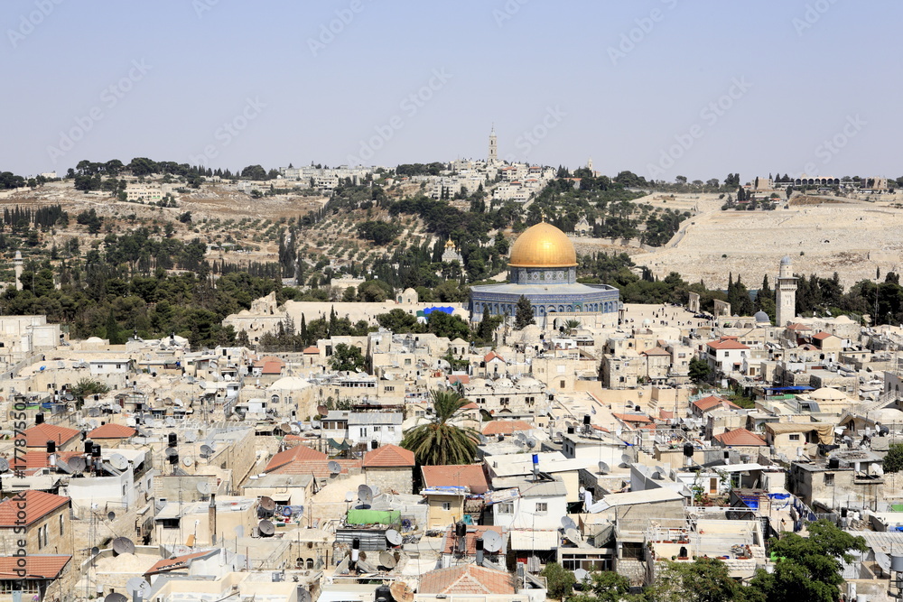 Overlook of Jerusalem old city